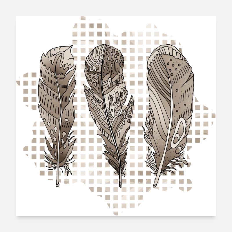 Pen Poster 24" x 24" (60x60 cm)
