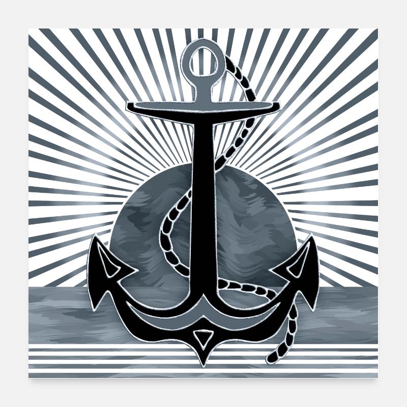 Anchor Poster 24" x 24" (60x60 cm)