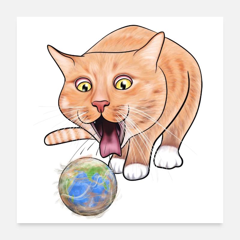 Kitty Poster 24" x 24" (60x60 cm)