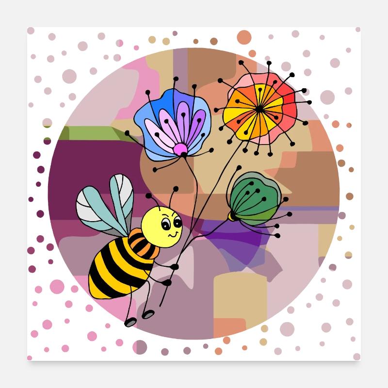 Insekt Poster 60x60 cm