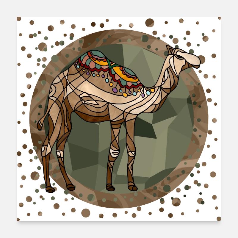 Camel Poster 24" x 24" (60x60 cm)