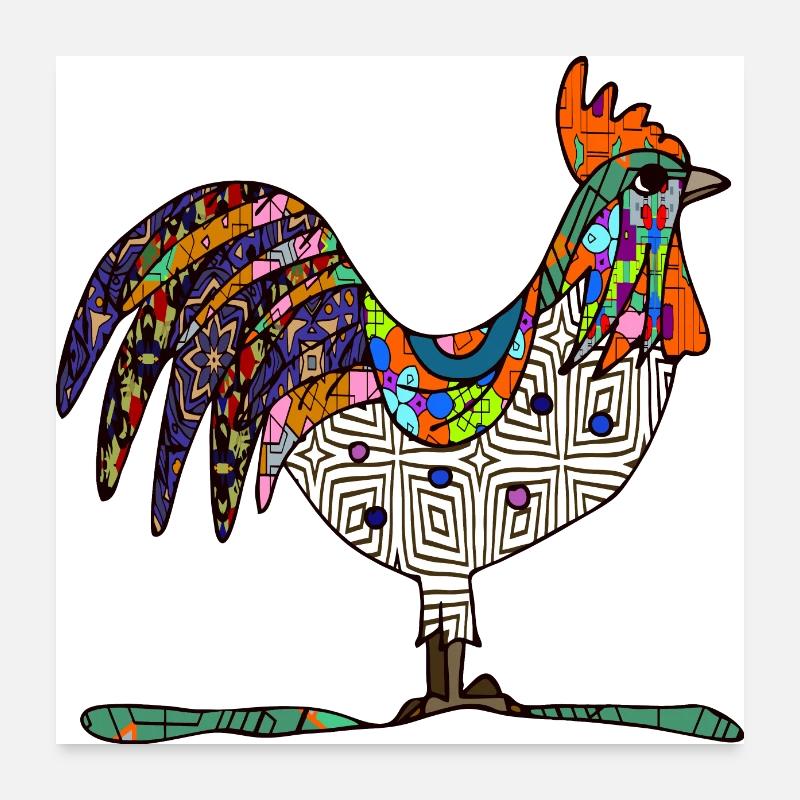 Bird Poster 24" x 24" (60x60 cm)
