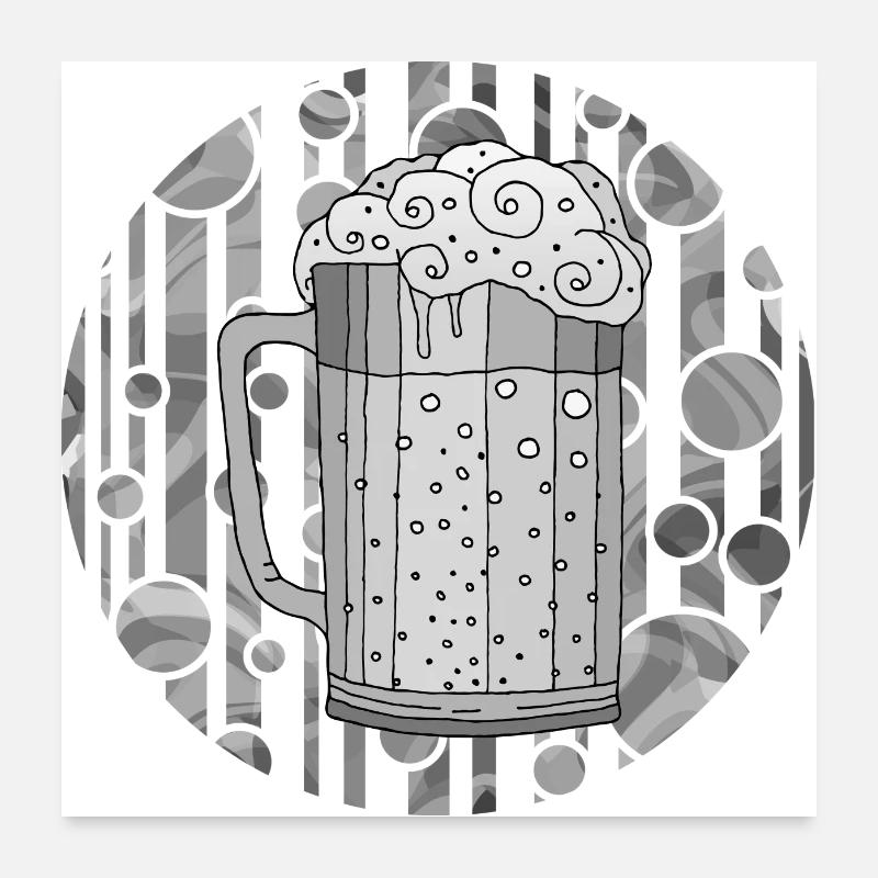 Becher Poster 60x60 cm