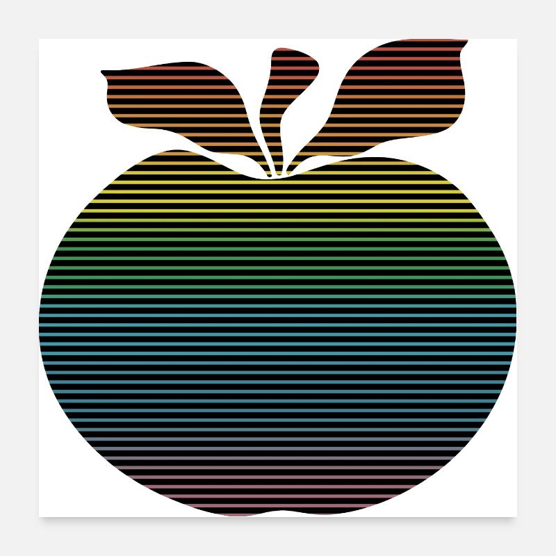 Pomme Poster 60 x 60 cm