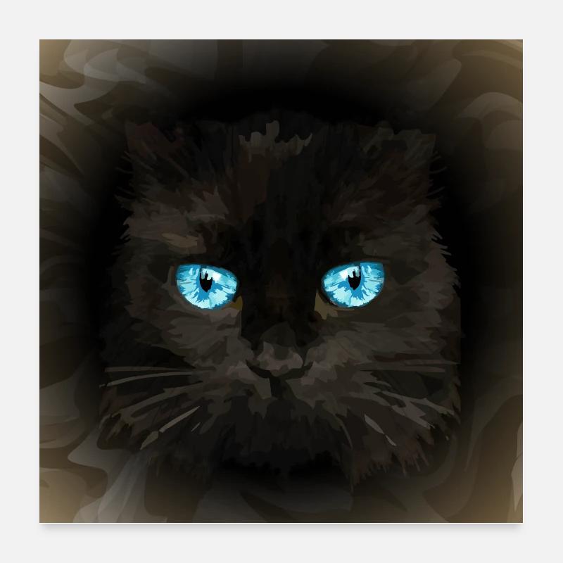 Katze Poster 60x60 cm