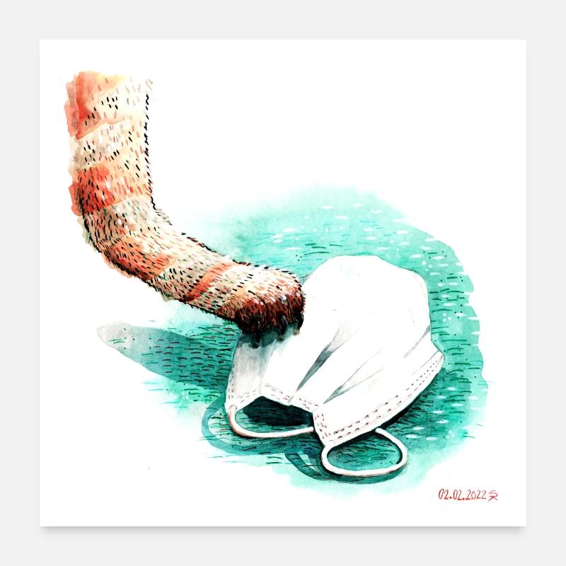 Bal masqué ? Poster 60 x 60 cm
