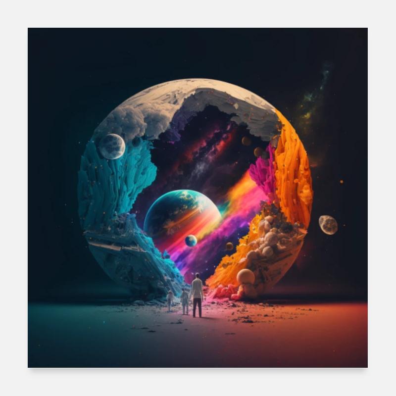 Fantaisie Poster 60 x 60 cm