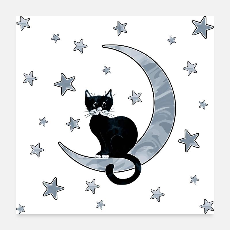 Chat Poster 60 x 60 cm