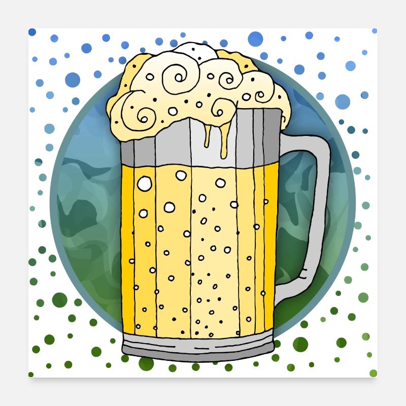 Becher Poster 60x60 cm