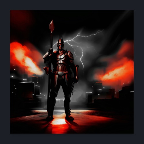 Red Knight Mystik-Poster dark - Poster 60x60 cm