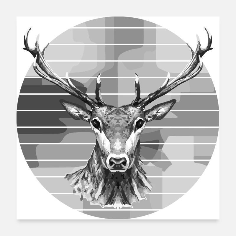 Cervo Poster 60x60 cm
