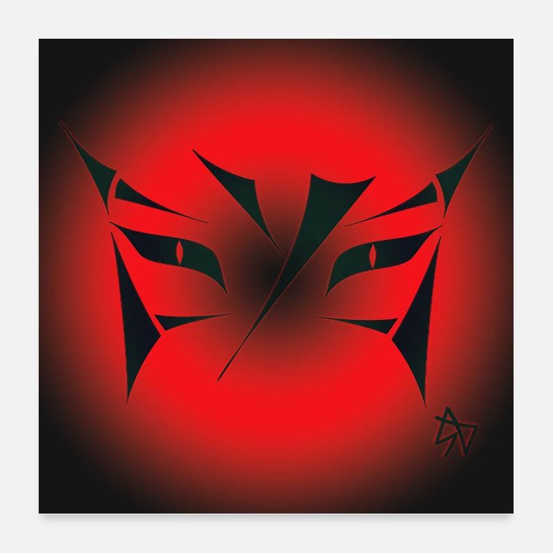 EYE - Typeart Poster 60x60 cm