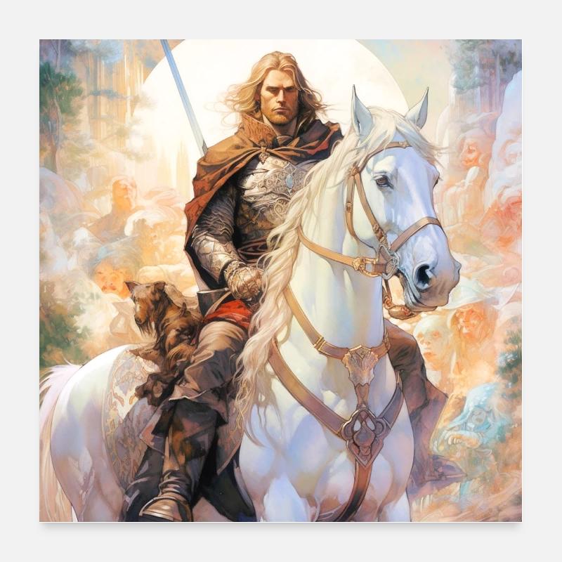 Le roi Poster 60 x 60 cm