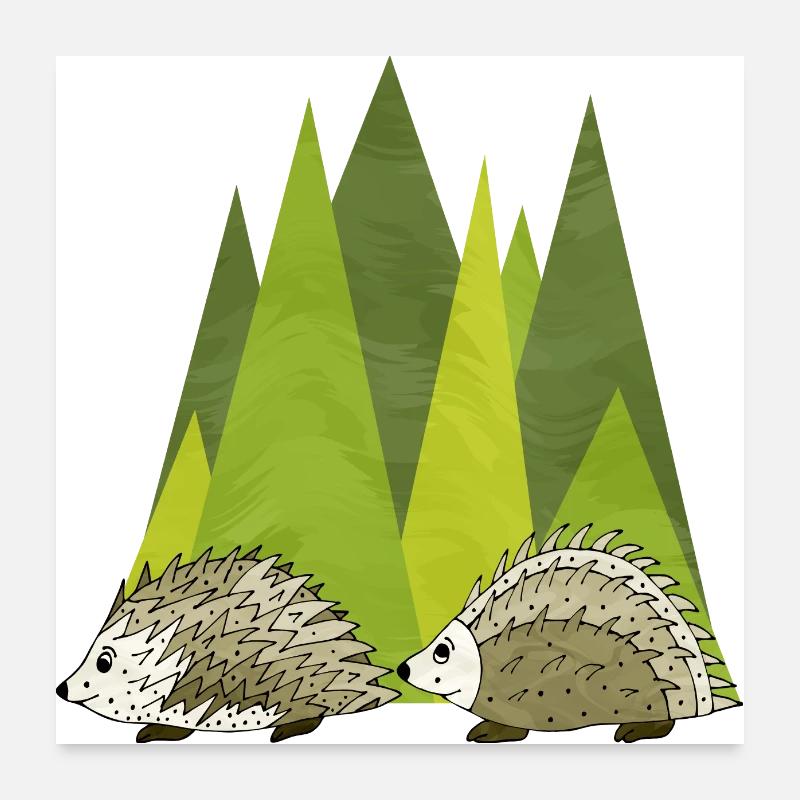 Igel Poster 60x60 cm