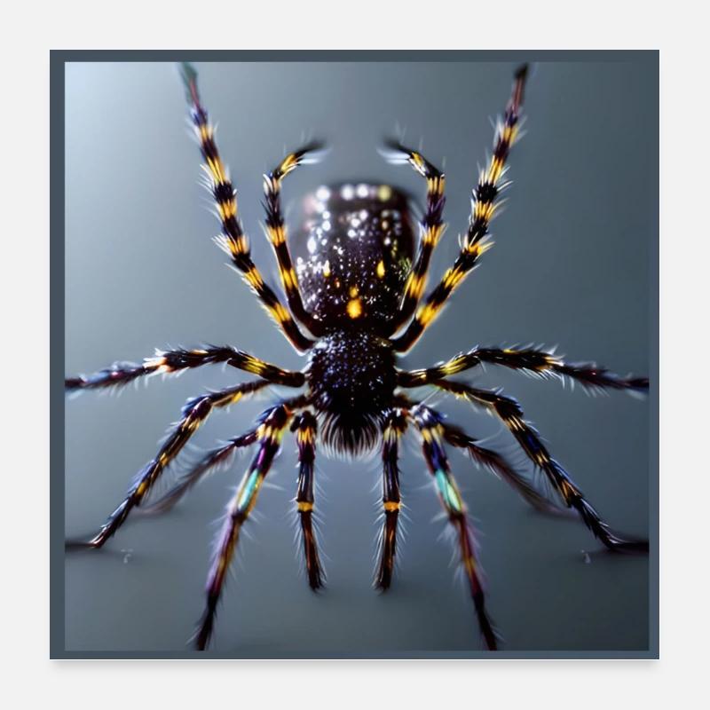 Red-knee tarantula Poster 24" x 24" (60x60 cm)