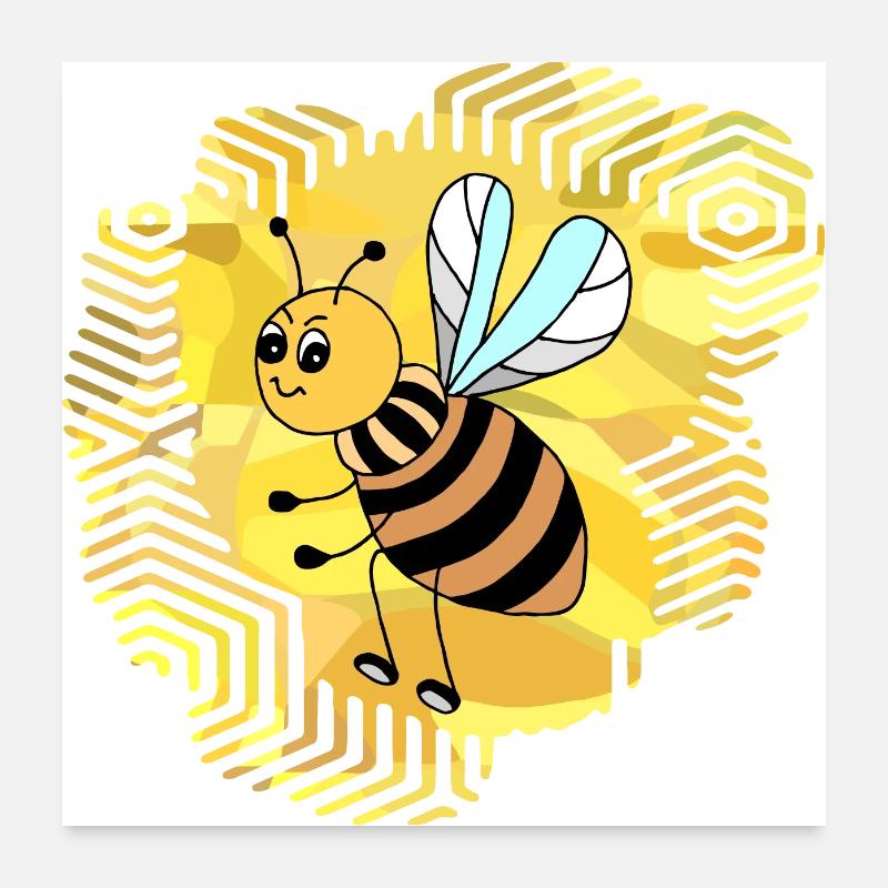 abeille Poster 60 x 60 cm