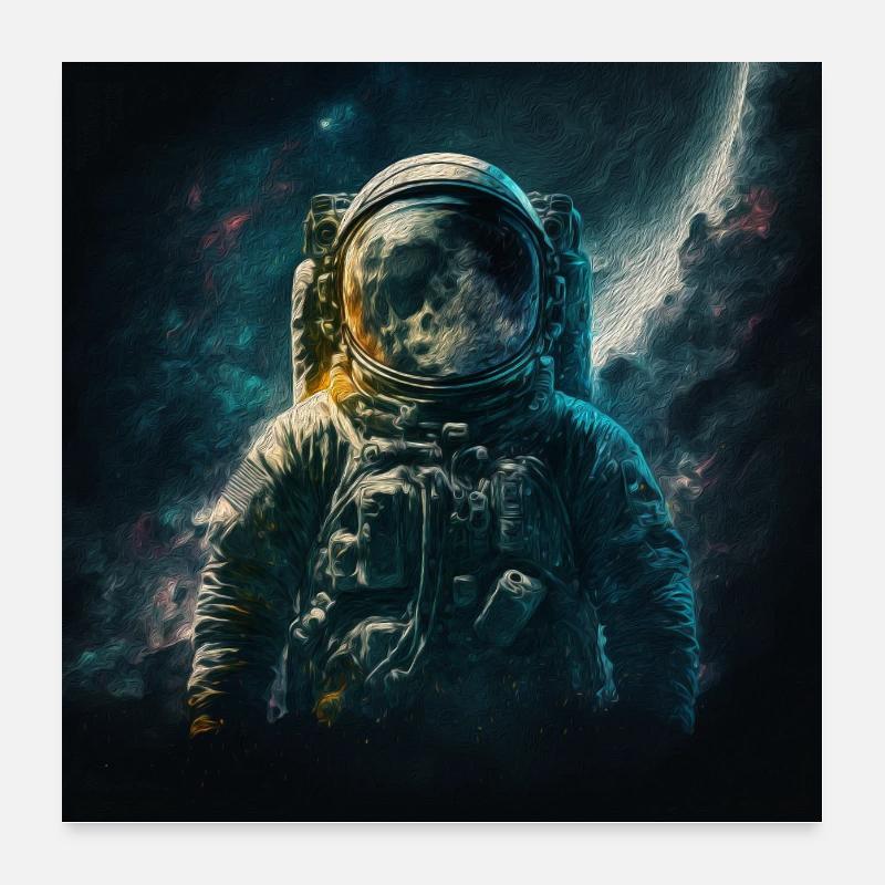 Affiche spatiale Poster 60 x 60 cm