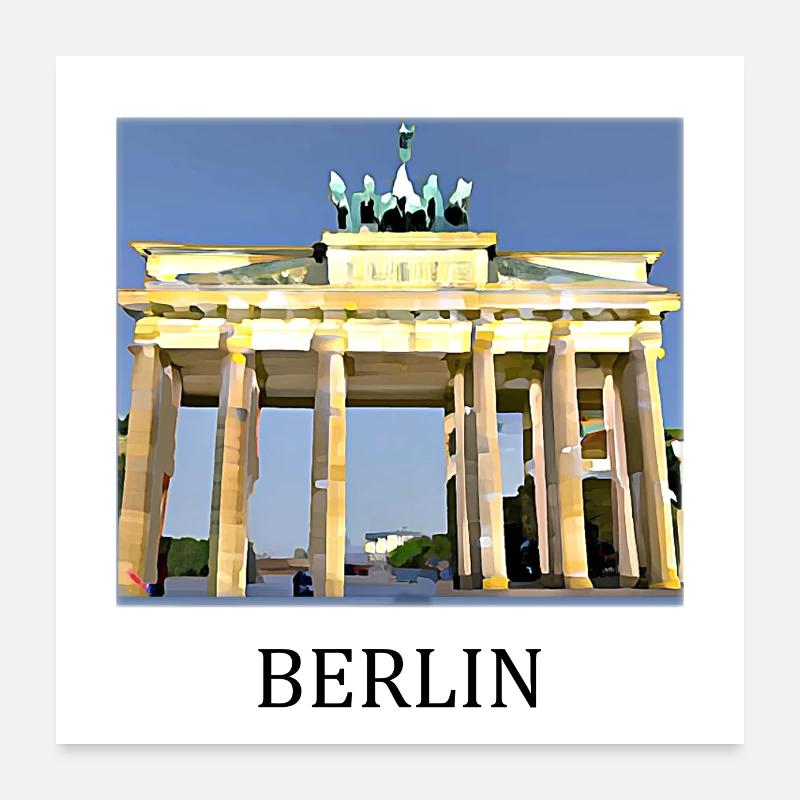 Berlin Poster 60 x 60 cm