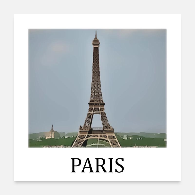 Paris Poster 60x60 cm