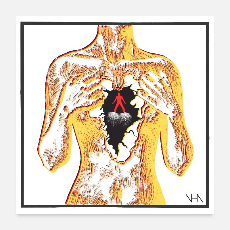 Hell Poster 24" x 24" (60x60 cm)