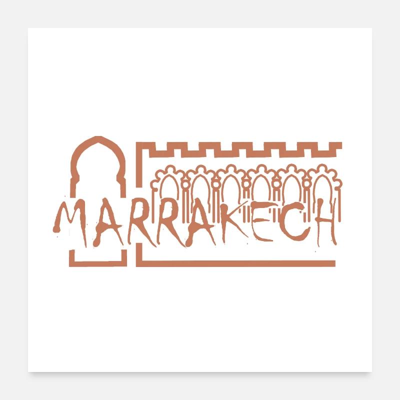 Marrakech Poster 60 x 60 cm