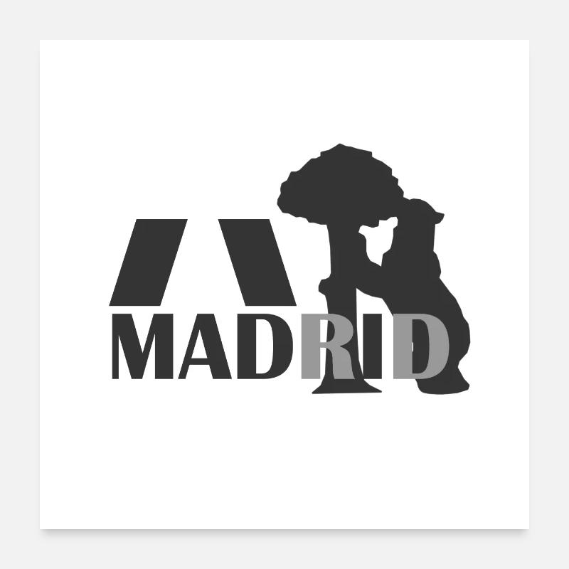 Madrid Poster 24" x 24" (60x60 cm)
