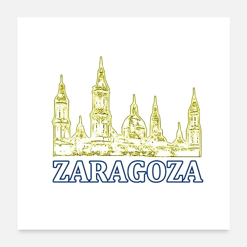 Saragossa Poster 24" x 24" (60x60 cm)