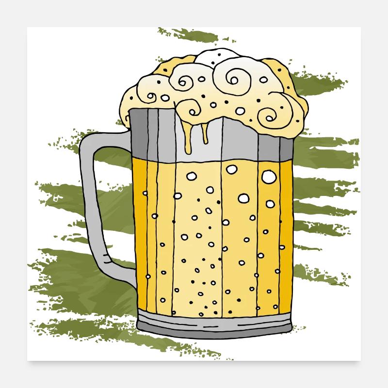 Becher Poster 60x60 cm
