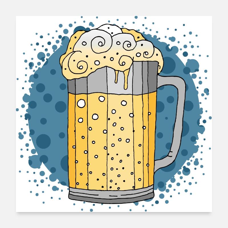 Becher Poster 60x60 cm