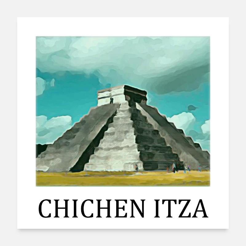 Chichén Itzá Poster 60x60 cm