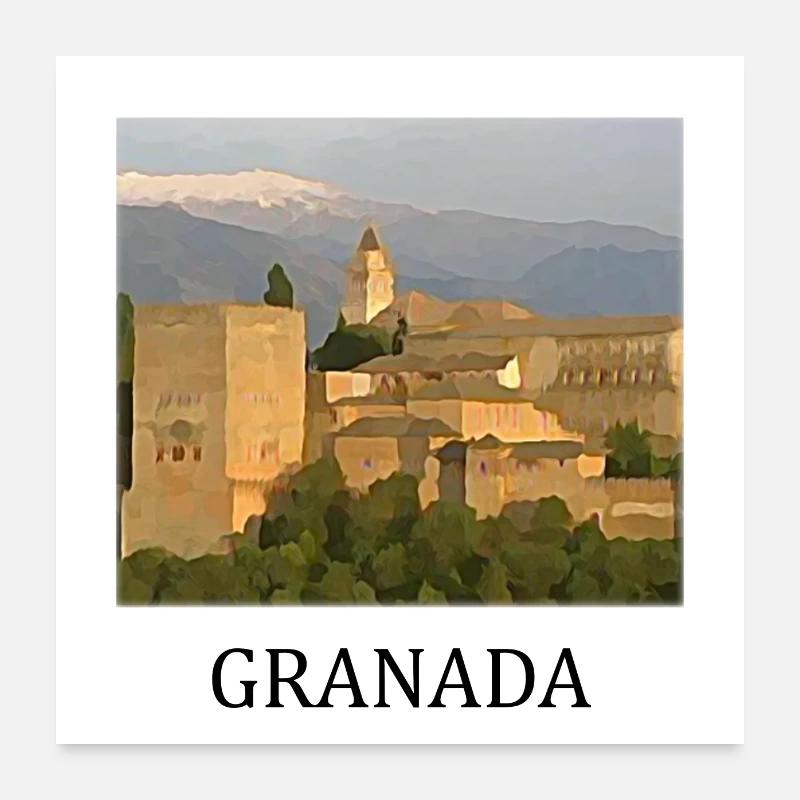 Granate Poster 60x60 cm