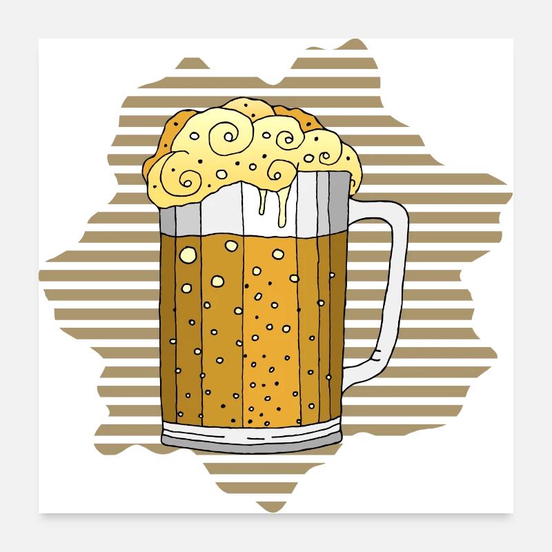 Becher Poster 60x60 cm