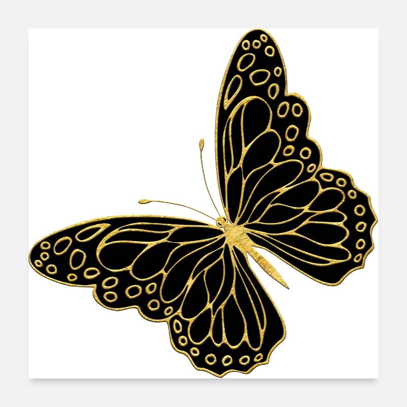 Butterfly Poster 24" x 24" (60x60 cm)
