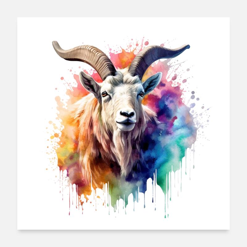 Goat, goat Poster 24" x 24" (60x60 cm)