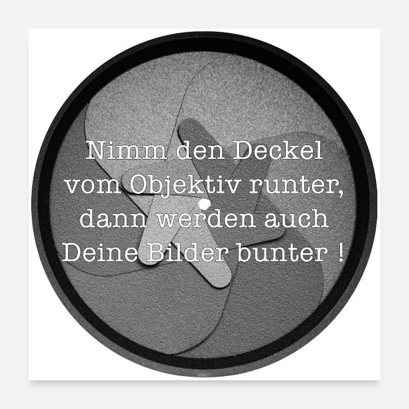 Fotospruch Poster 60x60 cm