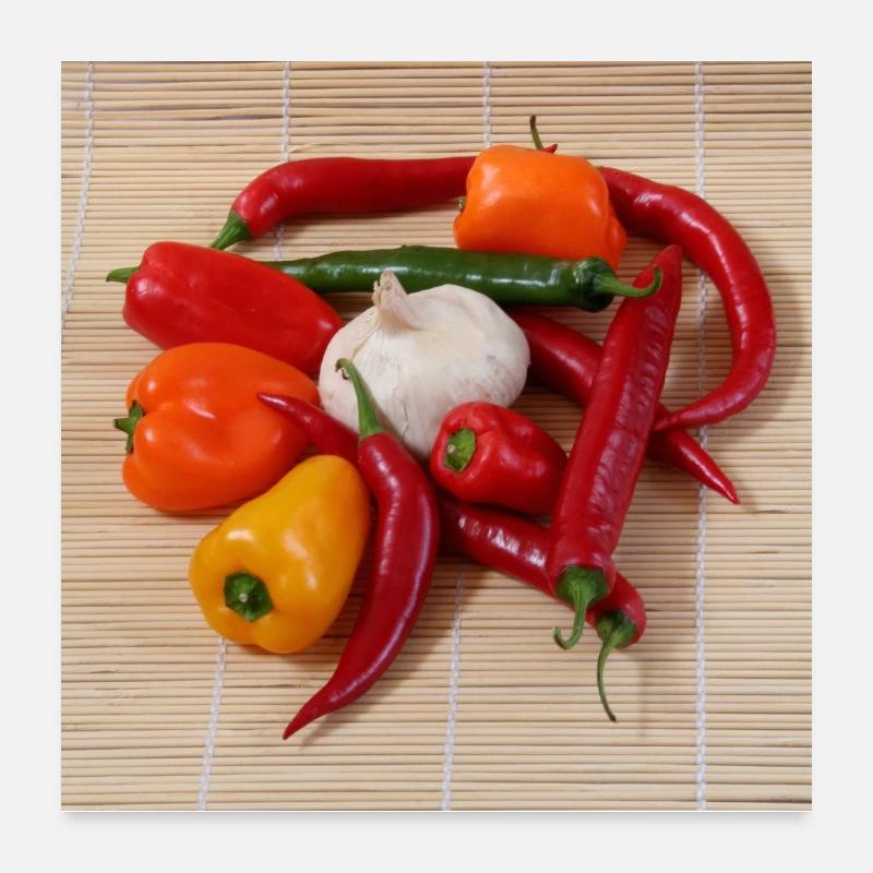 Ronde du CHILI Poster 60 x 60 cm