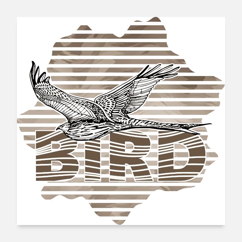 Bird Poster 24" x 24" (60x60 cm)
