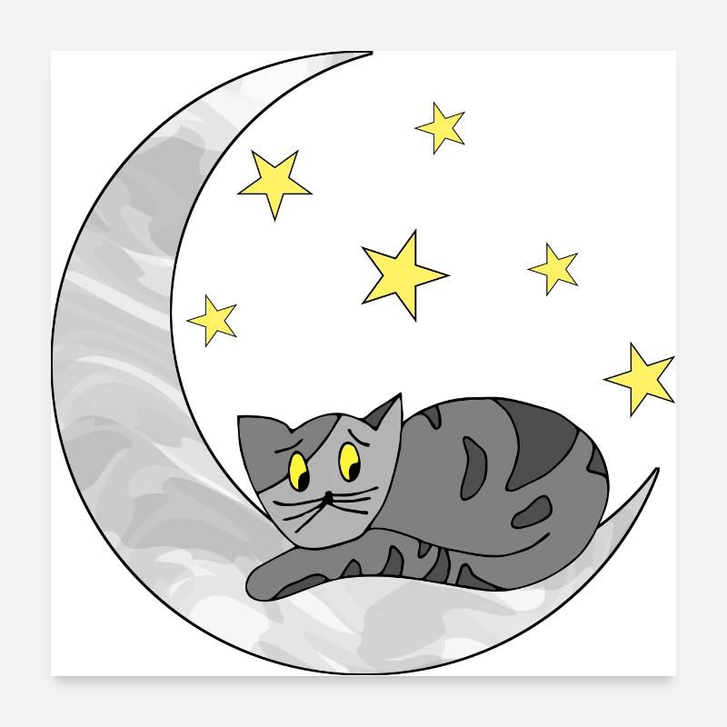 Cat Poster 24" x 24" (60x60 cm)