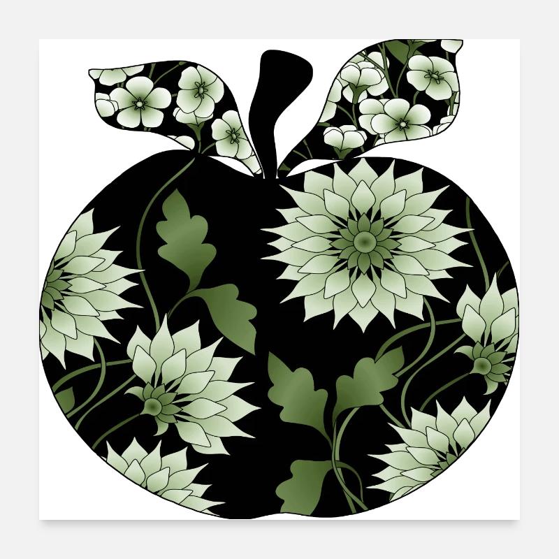 Pomme Poster 60 x 60 cm