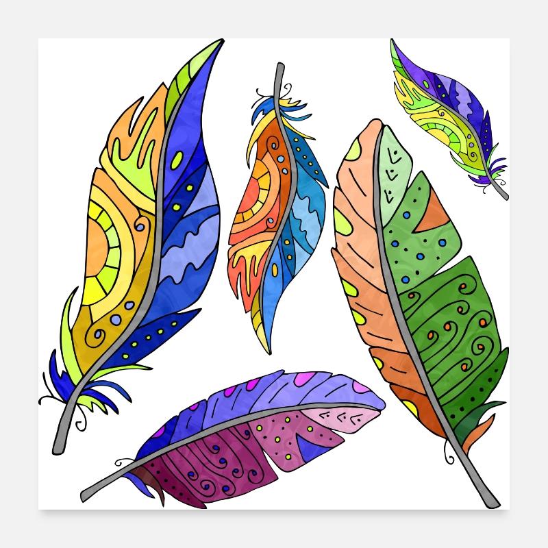 Pen Poster 24" x 24" (60x60 cm)