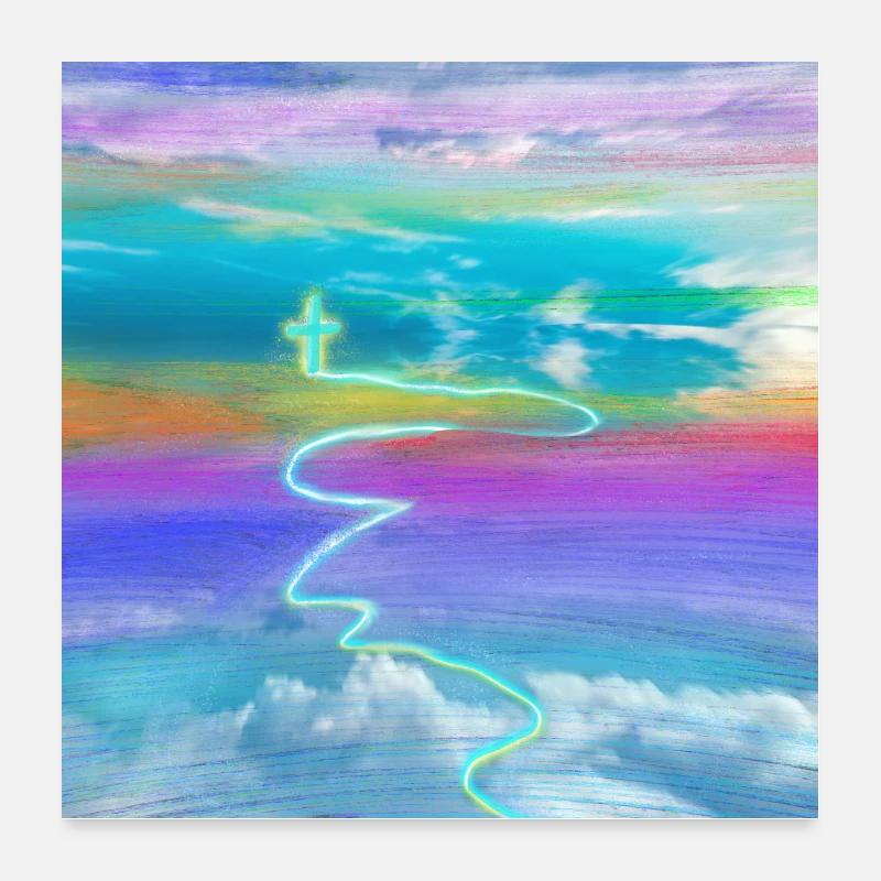 Fix your mind on things above Poster 24" x 24" (60x60 cm)