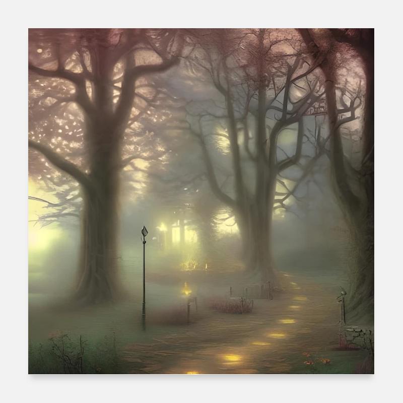 Voies interdites Poster 60 x 60 cm