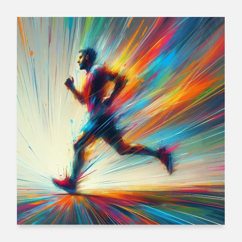 Running Man 3 Poster 24" x 24" (60x60 cm)