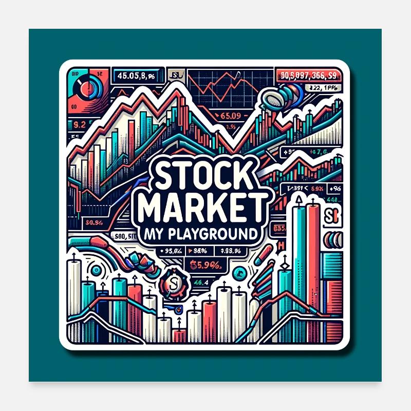 Trading ma passion cool trading design Poster 60 x 60 cm