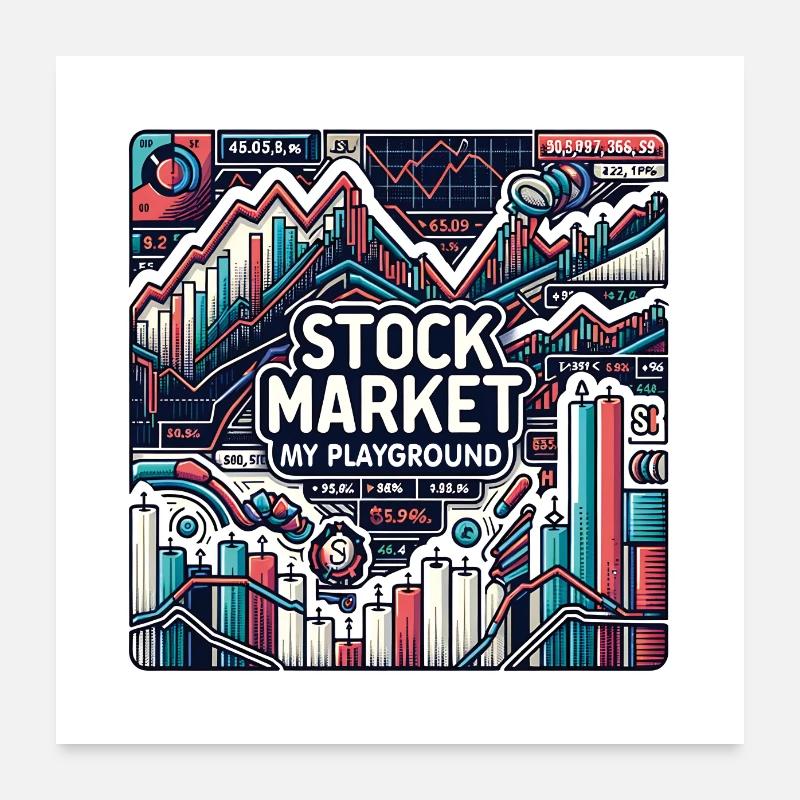Trading my passion cool trading design Poster 24" x 24" (60x60 cm)