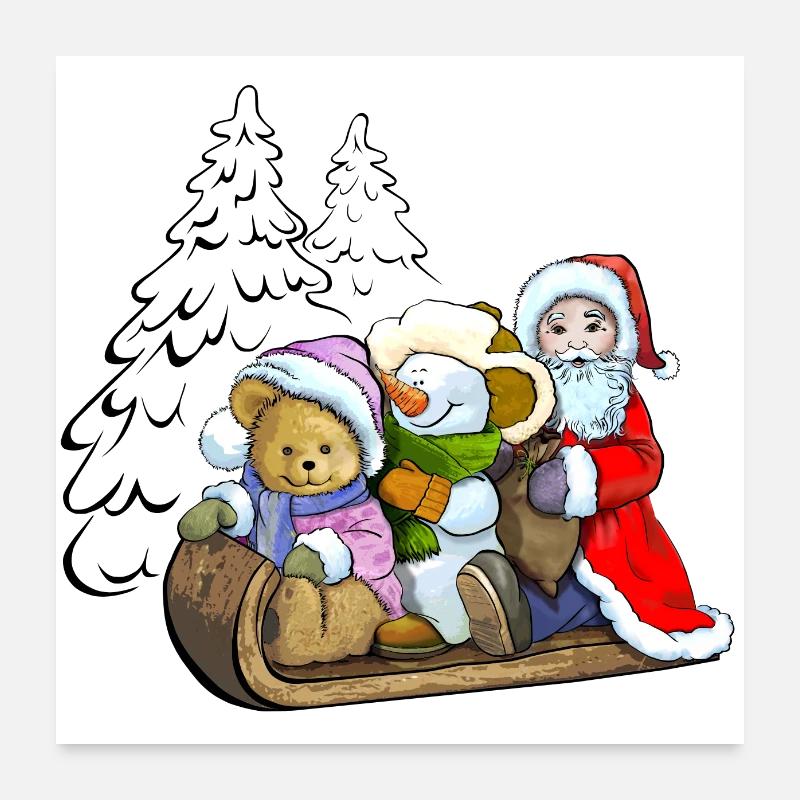Sledging Poster 24" x 24" (60x60 cm)