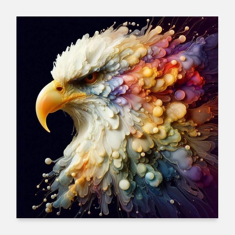 Majestic Eagle 2 Poster 24" x 24" (60x60 cm)
