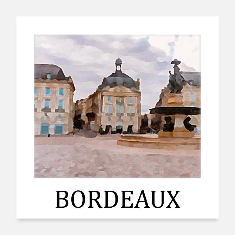 Bordeaux, France Poster 24" x 24" (60x60 cm)