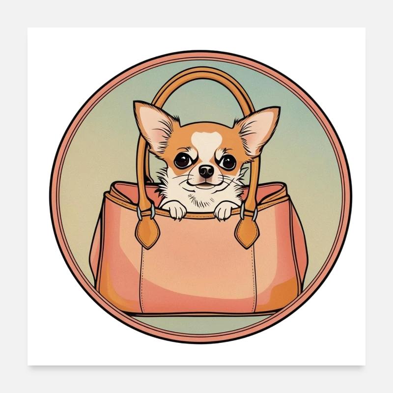 Chihuahua Lover Poster 24" x 24" (60x60 cm)