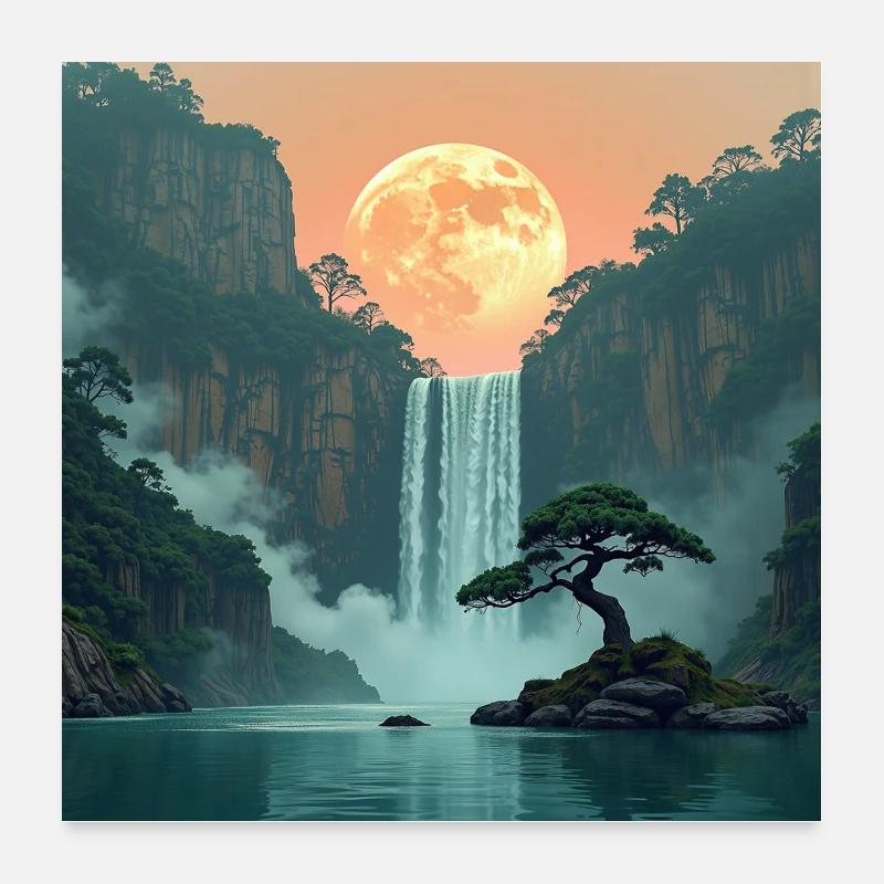Harmonious Night 4 Poster 24" x 24" (60x60 cm)